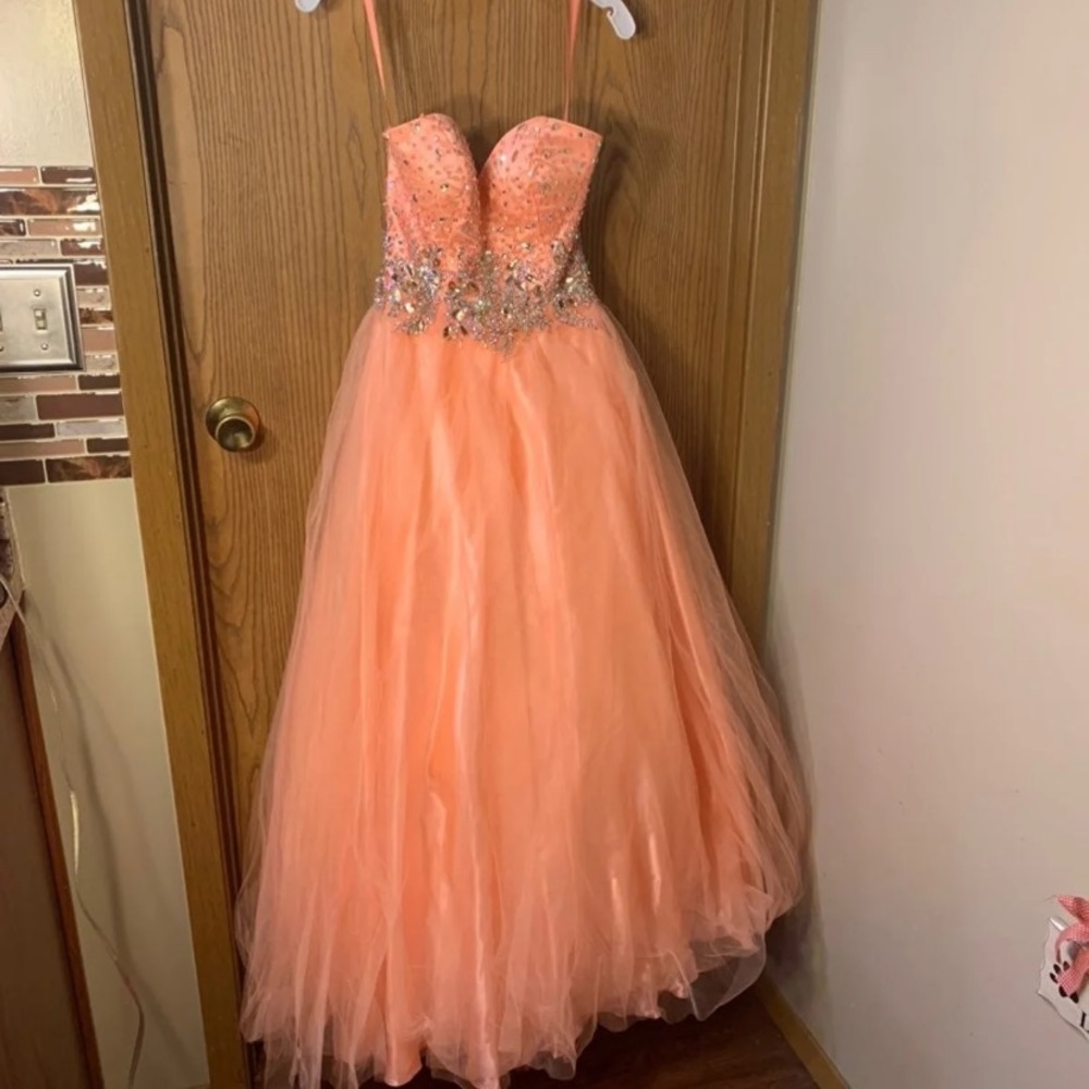 Peach Dress